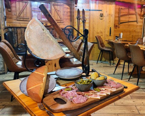 Raclette à l'ail des ours